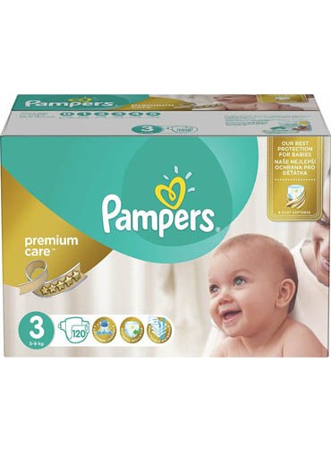 Pampers Premium Care No 3 1X120 Mp